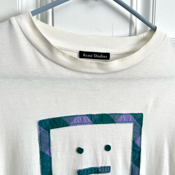*LOWEST PRICE FIRM Acne Studios Face-applique t-shirt - Picture 9 of 10